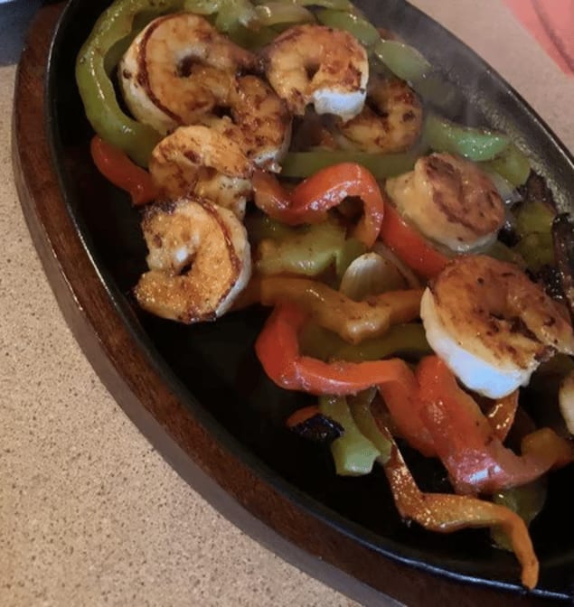 Shrimp Fajitas.